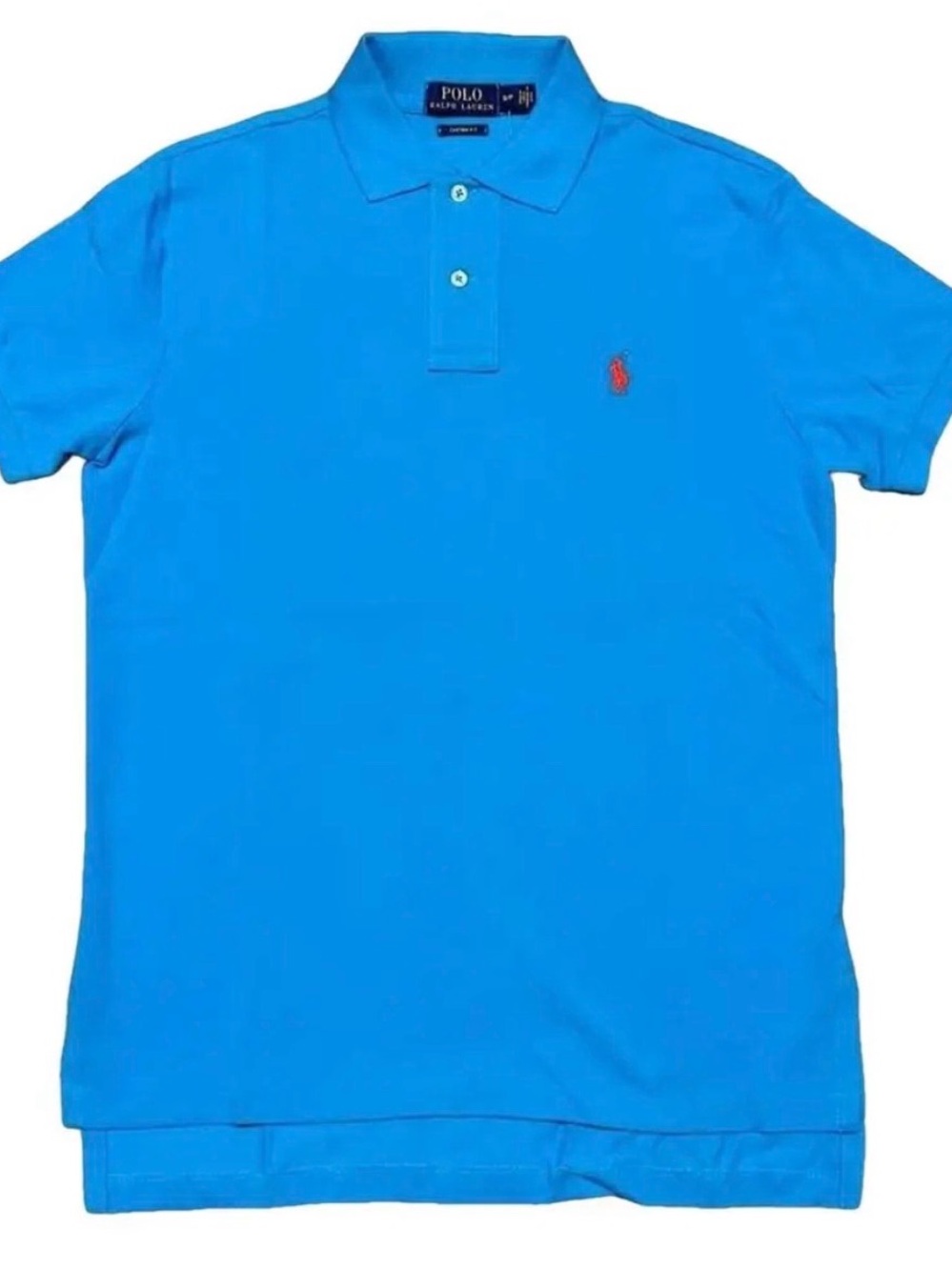 Polo by Ralph Lauren Men’s Bluegrass Polo with Red Pony